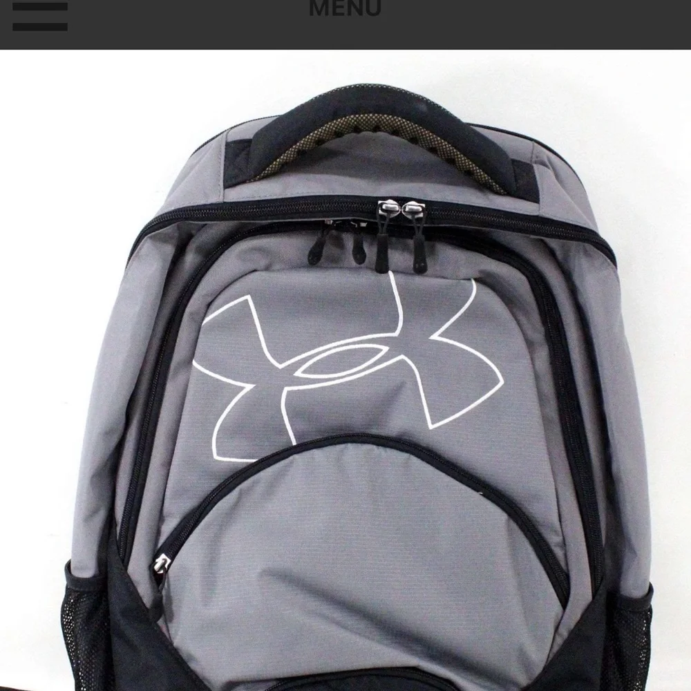 Under Armour Black and Gray Backpack